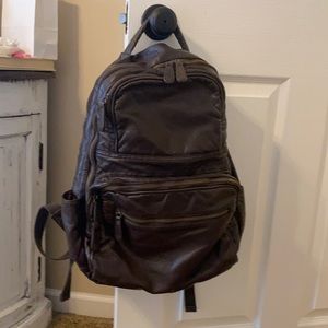 Bass Brown leather Bookbag